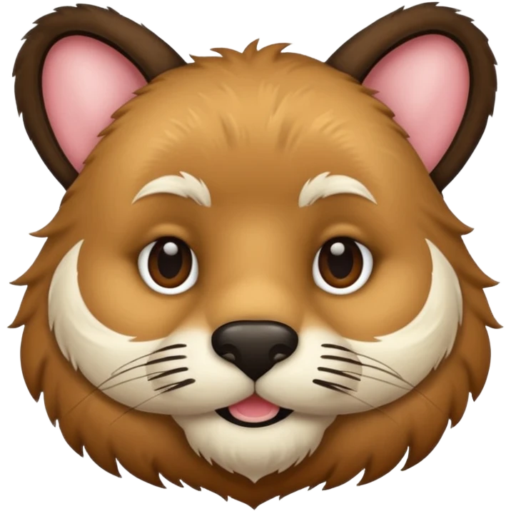 mustached animal emoji