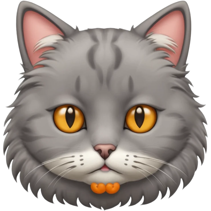 a tired cat because of work emoji