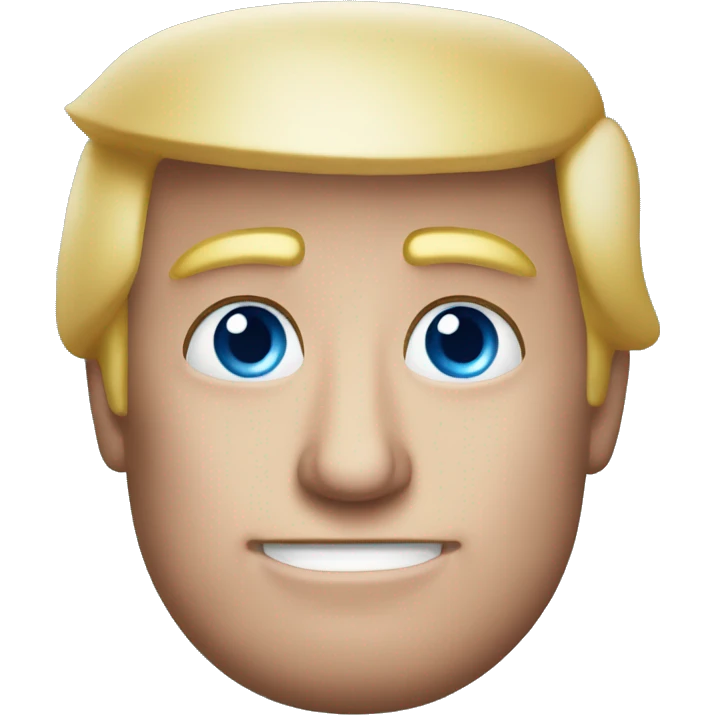 Donald Trump blue eyes thumb up emoji