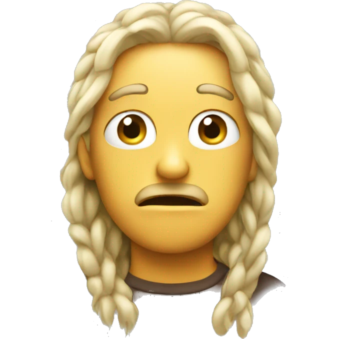 Nervous face emoji emoji