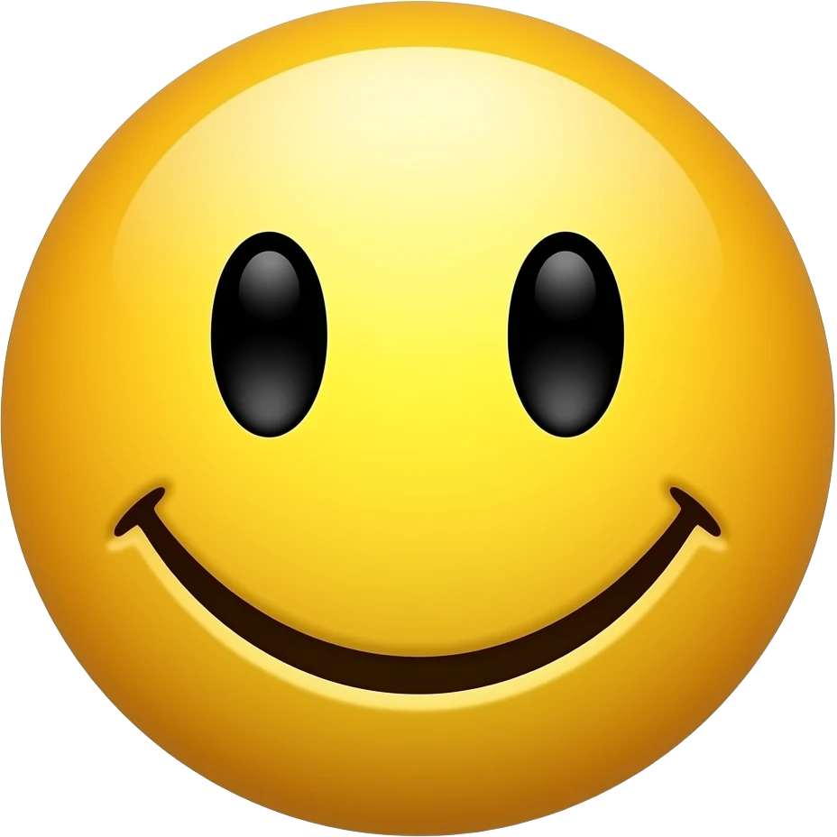 happy face emoji
