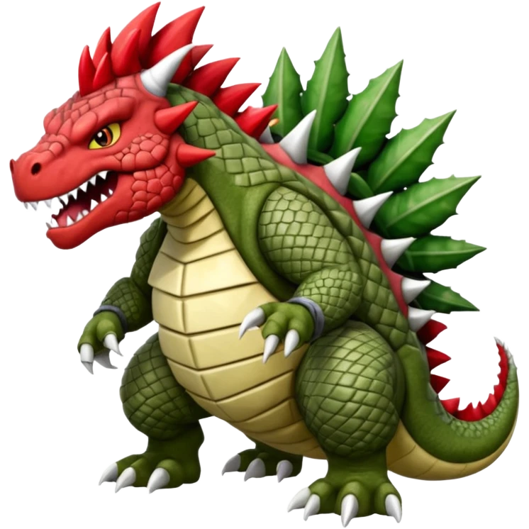Ugly Fey Toony Bowser-Tyranitar-Groudon-Rhydon-Shaymin-dragon emoji