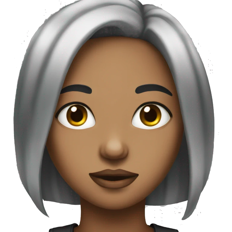Black baddie emoji