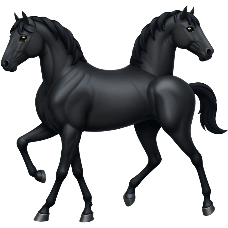Black horse emoji emoji