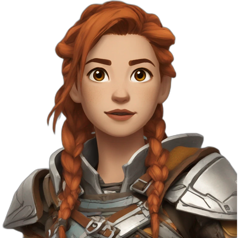 ALOY AVEC L'ARMURE ANTIQUE HORIZON ZERO DOWN emoji