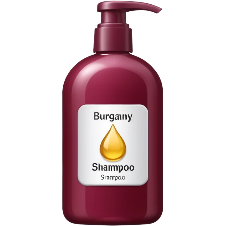 burgundy shampoo emoji