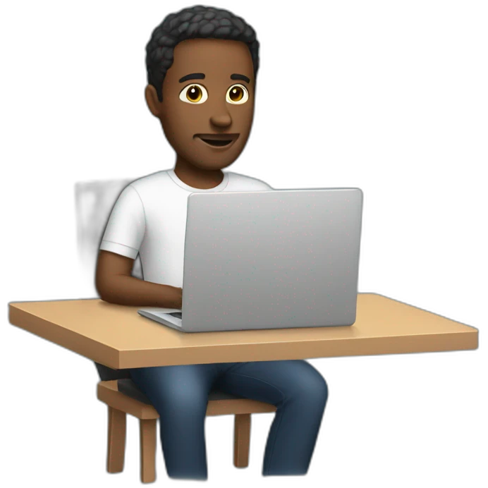 man with laptop emoji