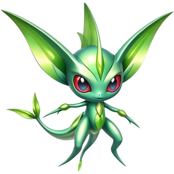Shiny Exotic Celebi-Scizor-Hybrid-Creature emoji