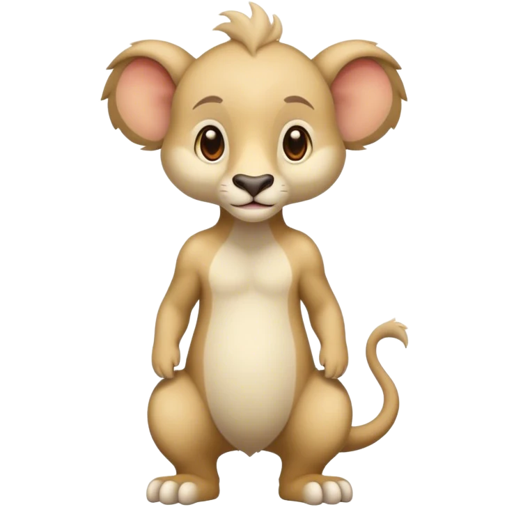 Handsome, gorgeous, beautiful, cute, adorable edgy, animal-creature, full body emoji