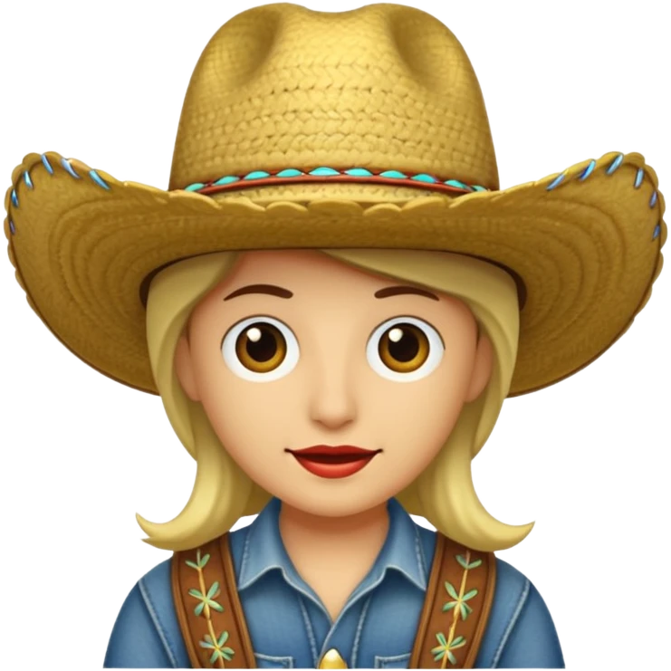 Sombrero de vaquero emoji