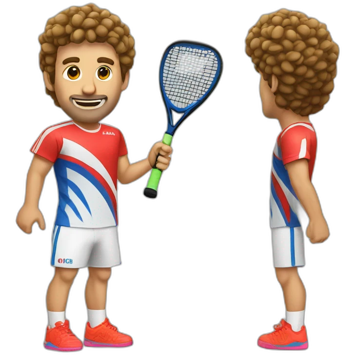 Padel king emoji