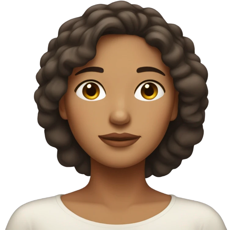 sleeping brunette  emoji