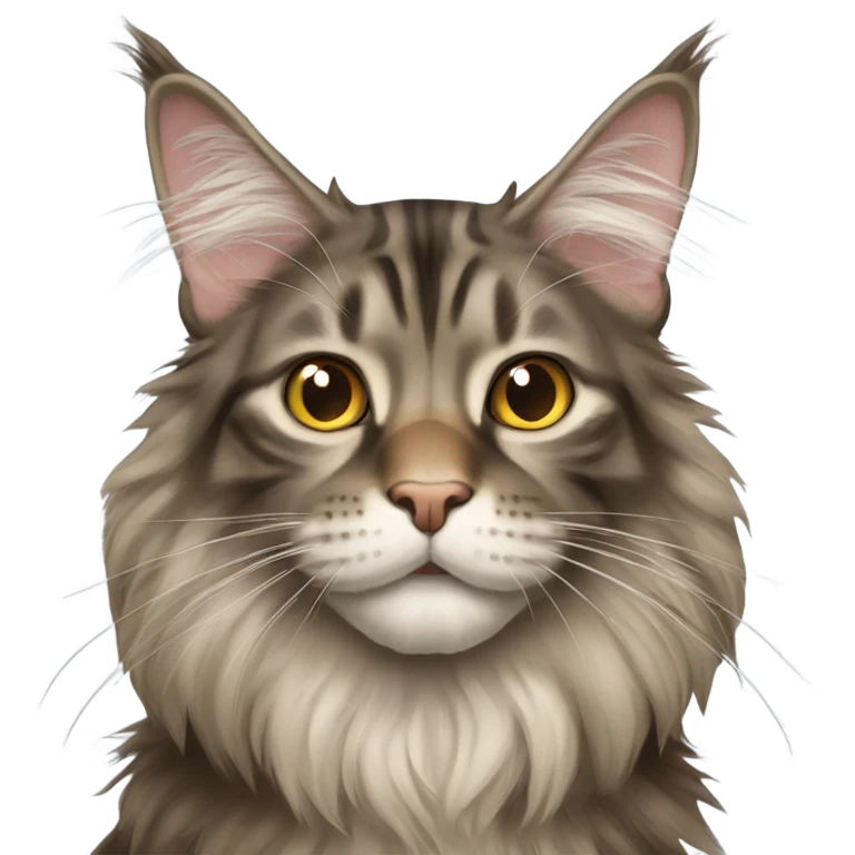 Maine Coon cat emoji