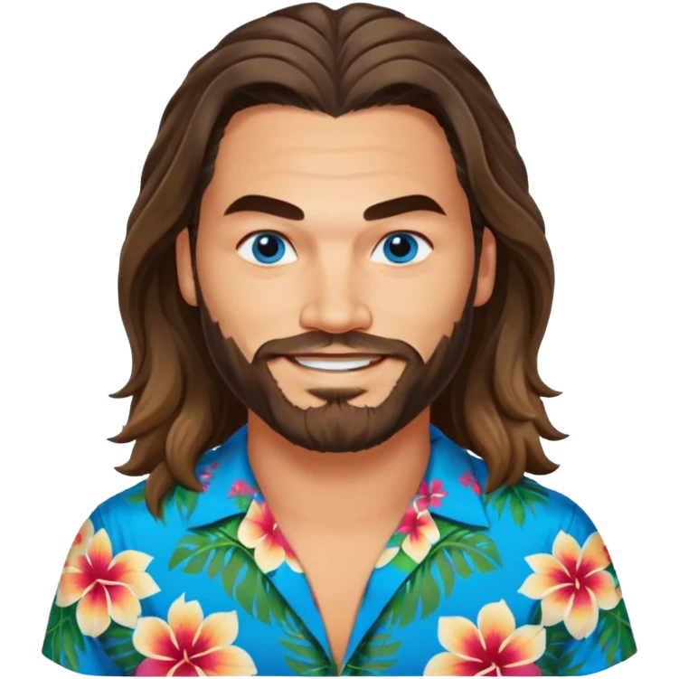 Blue eyes Jason mamoa longer hair smiling emoji