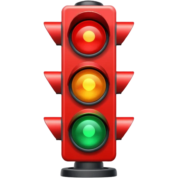 Red Traffic Light emoji