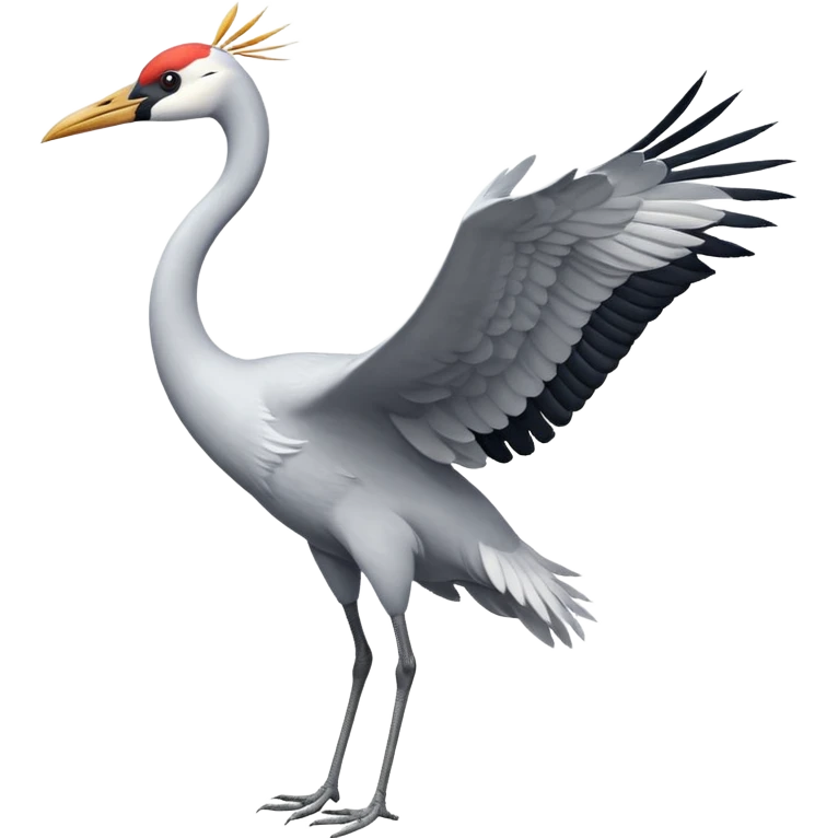  bird crane flies emoji
