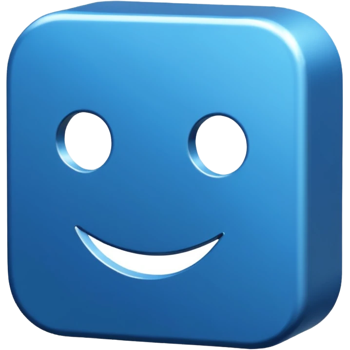 Le logo de Roblox vérifier emoji