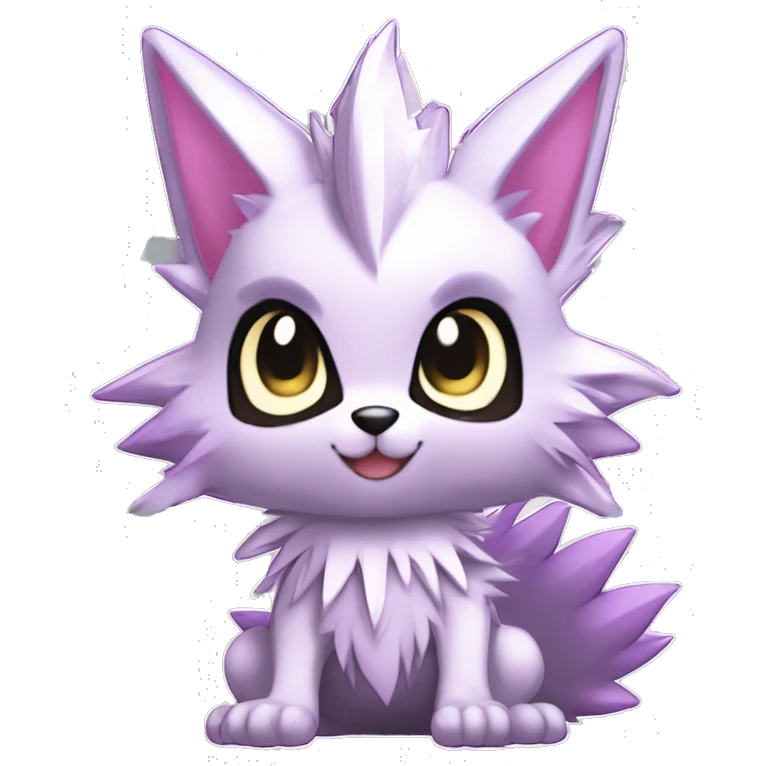 Anthro Scalie Spiky Cool Edgy Magical Shiny Colorful Pastel Sparkle Kemono-style Chibi Fantasy-Animal-Fakémon-Pokémon-Hybrid Fur Sona Aesthetic Full Body emoji