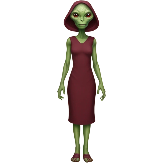 https://www.emojis.com/emoji/a-reptilian-alien-woman-full-body-oOQlHa1euHi IN https://www.emojis.com/emoji/burgundy-dress-XYRsVlm8DBl emoji