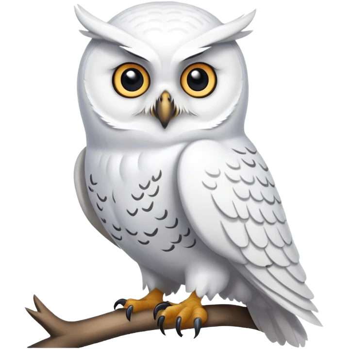 snow owl emoji
