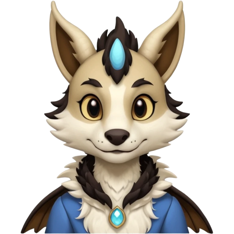 “Telephone” the brown, black and white anthropomorphic anthro “Dutch Angel Dragon” furry original species fursona fursuit emoji