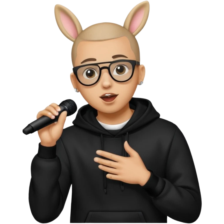 Bad Bunny Light Trap Singer Singer Bad Bunny  emoji