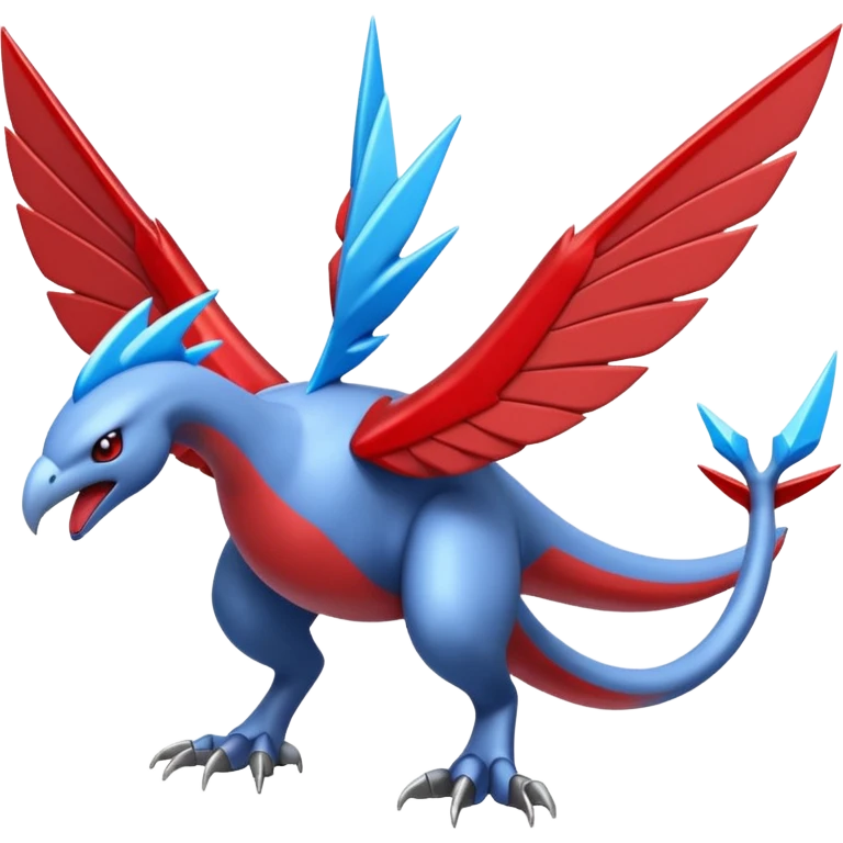 Skarmory-Salamence-fusion emoji