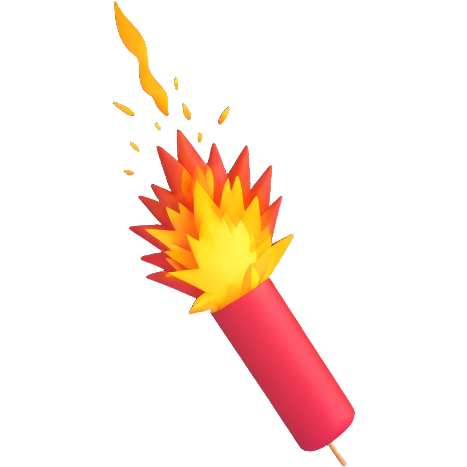 firecracker emoji