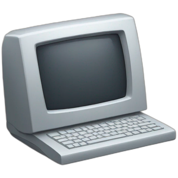 a computer where it is written baka emoji