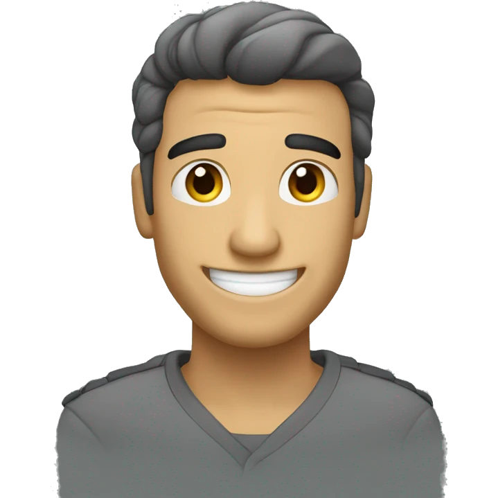  Feliz Cobra cor cinza emoji