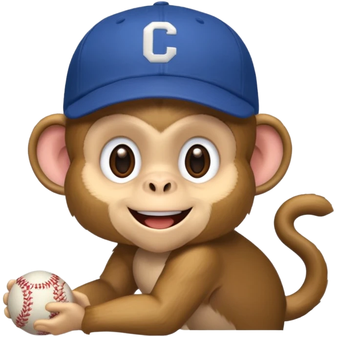monkey with caps emoji
