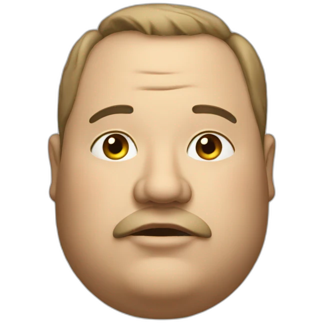 fat man emoji