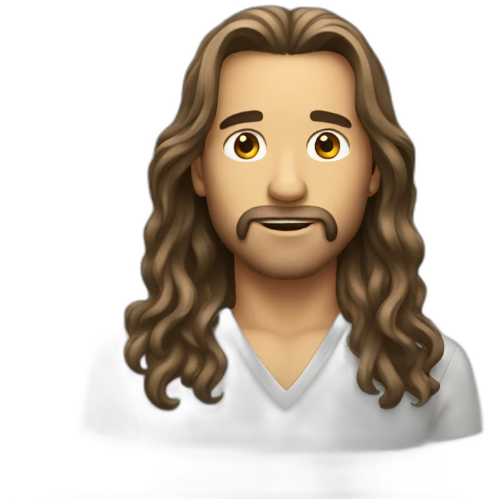 Long hair man emoji