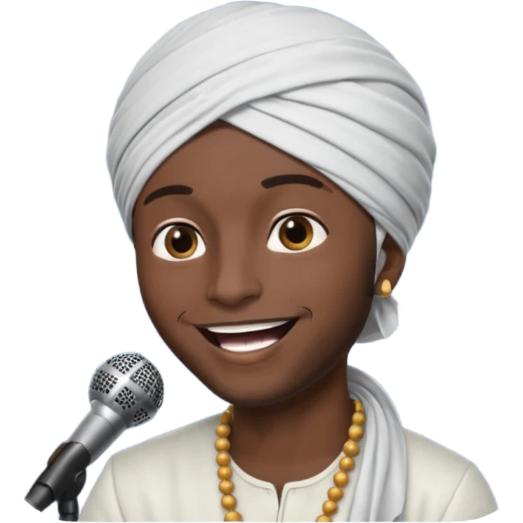 İlahi söyleyen emoji