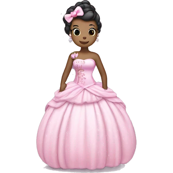 Hello kitty in a ball gown emoji