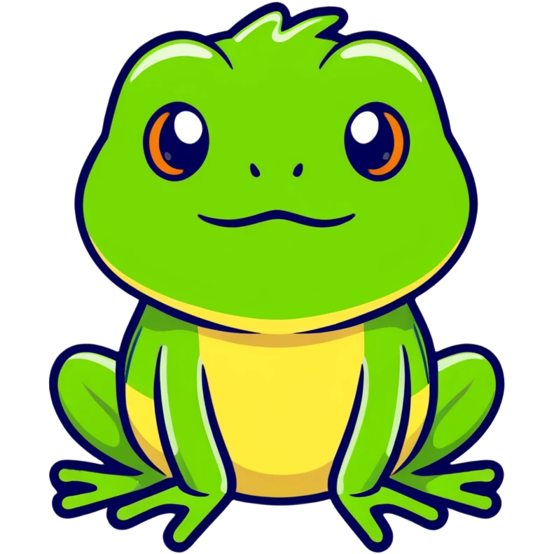 green frog meme character pepe emoji