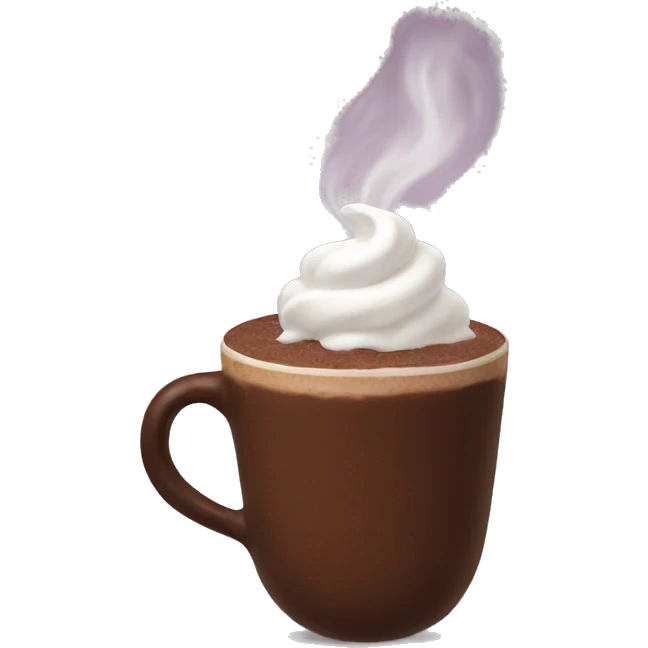 Hot chocolate emoji