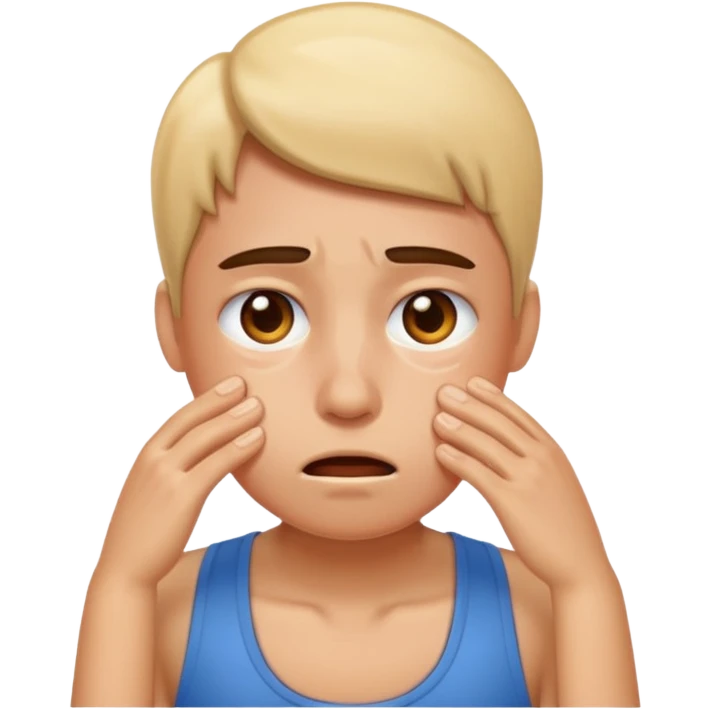 Exhausted from the heat  emoji