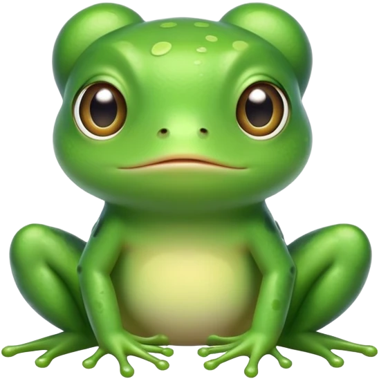 kawaii cute frog emoji