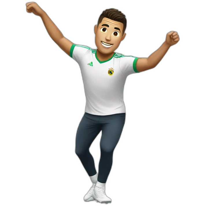 Ronaldo dancing emoji