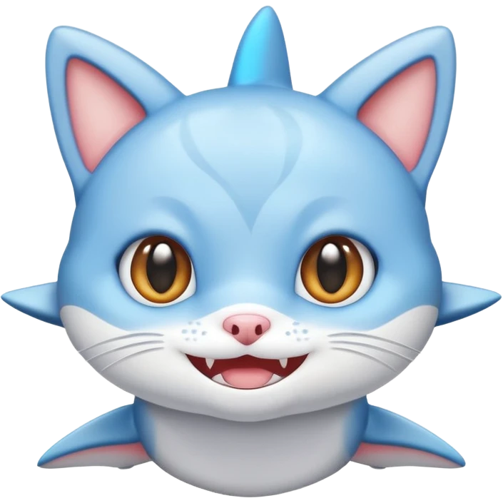 shark cat mofusand emoji