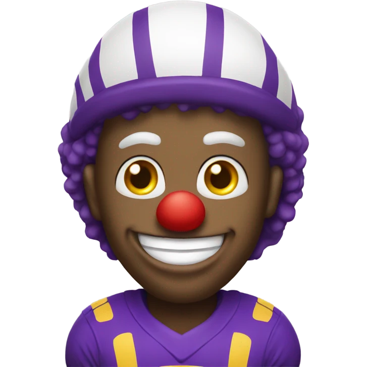 Football clown emoji