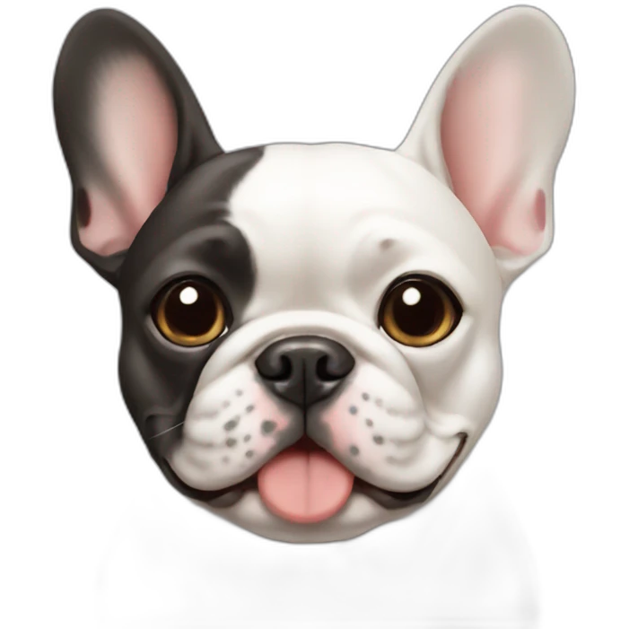 French bulldog emoji
