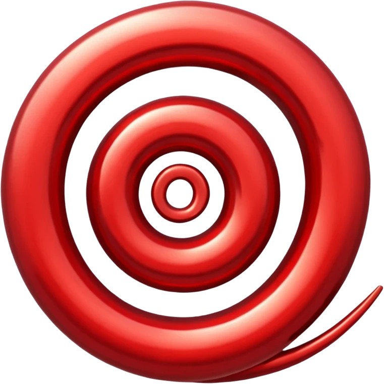 Ciclo o esprilar rojo emoji