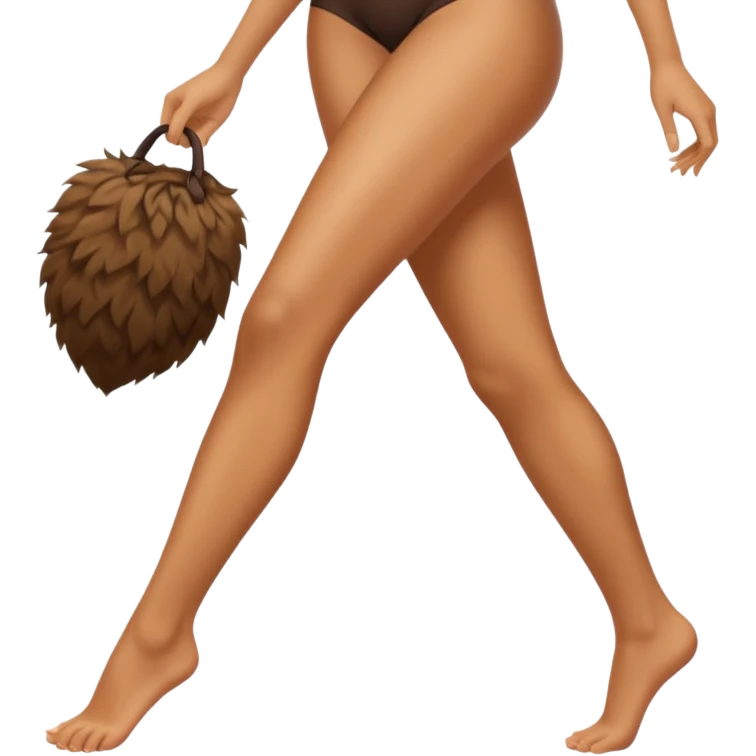 woman legs hairy emoji