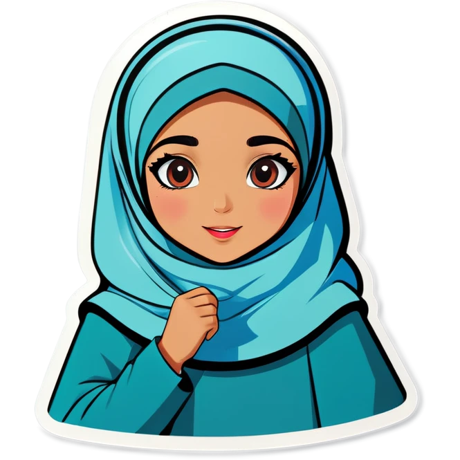 Girl hijab emoji