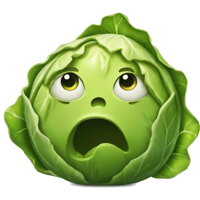 brussels sprout crying emoji