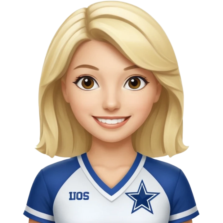 dallas cowboys cheerleader emoji