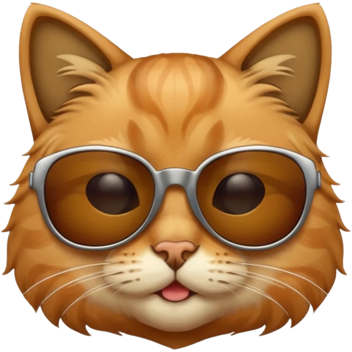 Cat wearing sunglasses emoji