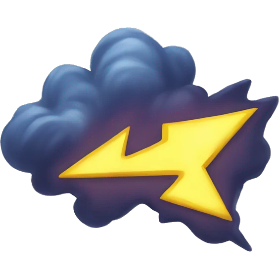 lightning emoji emoji